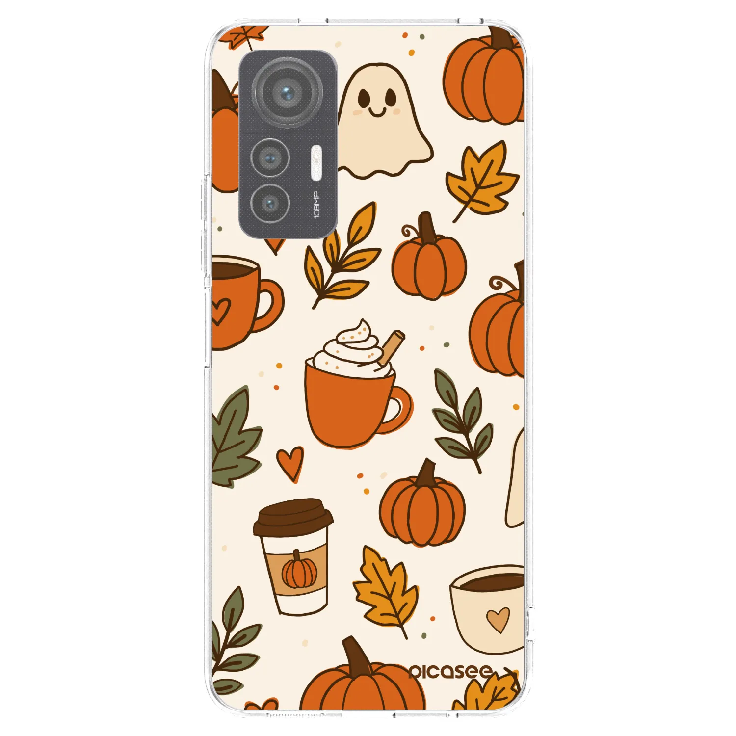 Picasee silikonska prozirna maskica za Xiaomi 12 Lite - Fall vibes