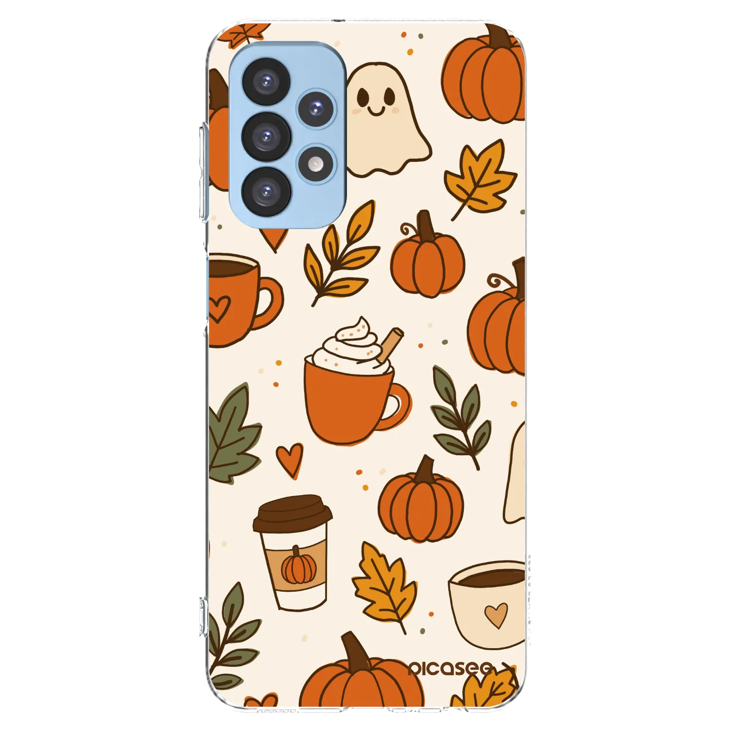 Picasee silikonska prozirna maskica za Samsung Galaxy A23 A235F 4G - Fall vibes