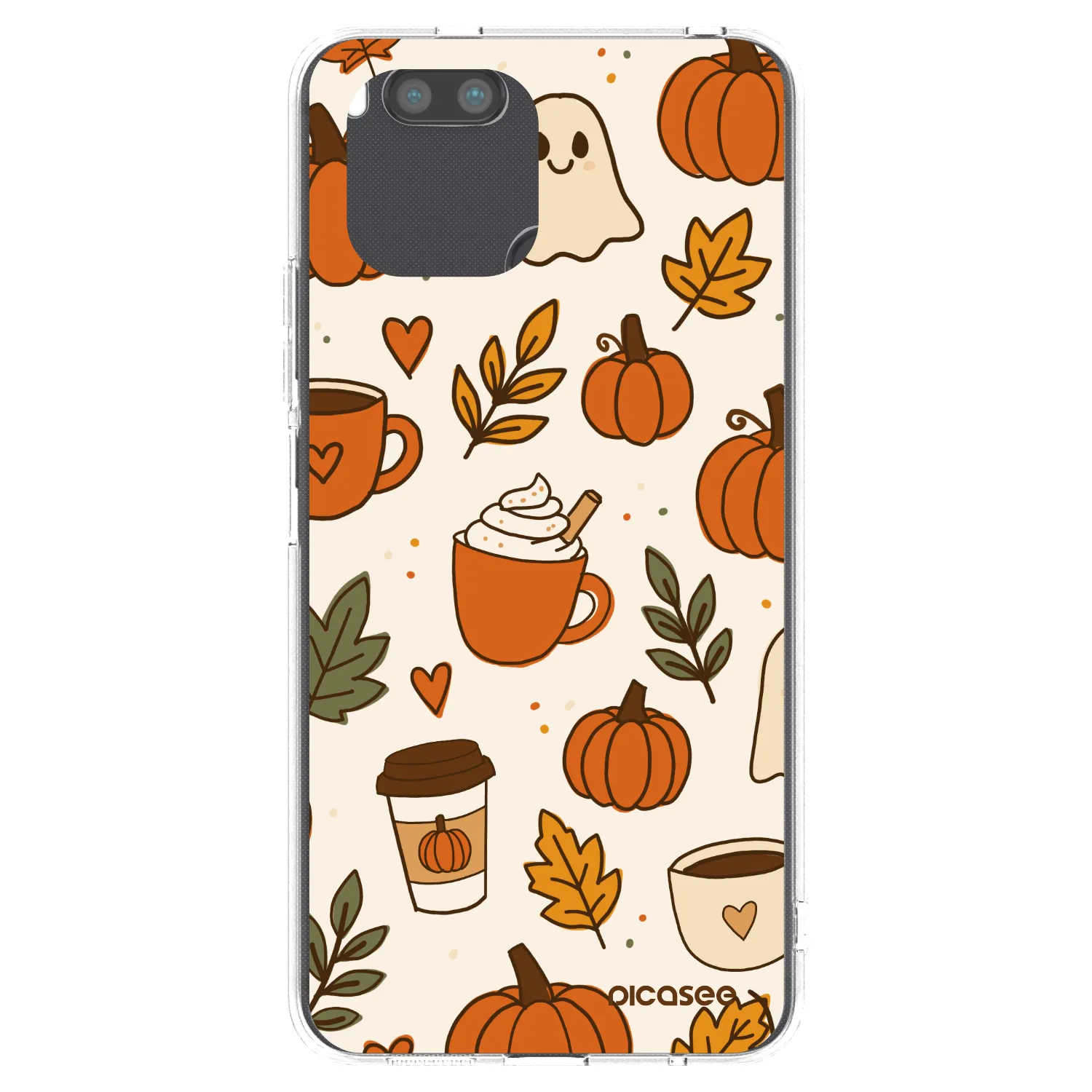 Picasee silikonska prozirna maskica za Xiaomi Redmi A1 - Fall vibes