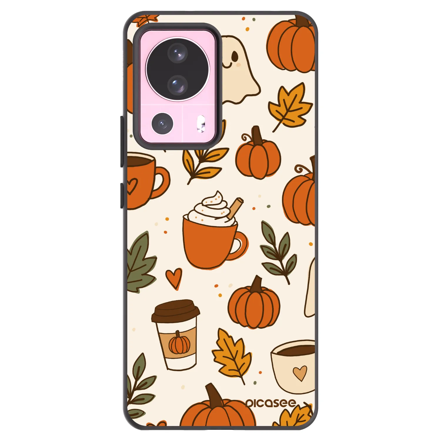 Picasee crna silikonska maskica za Xiaomi 13 Lite - Fall vibes