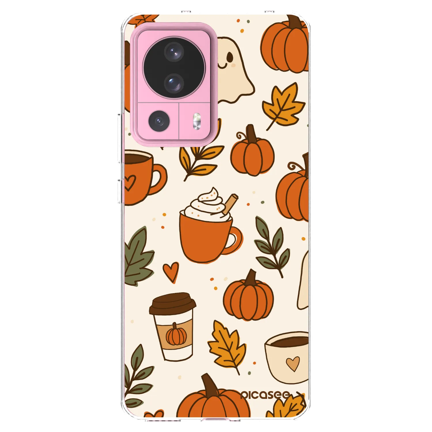 Picasee silikonska prozirna maskica za Xiaomi 13 Lite - Fall vibes
