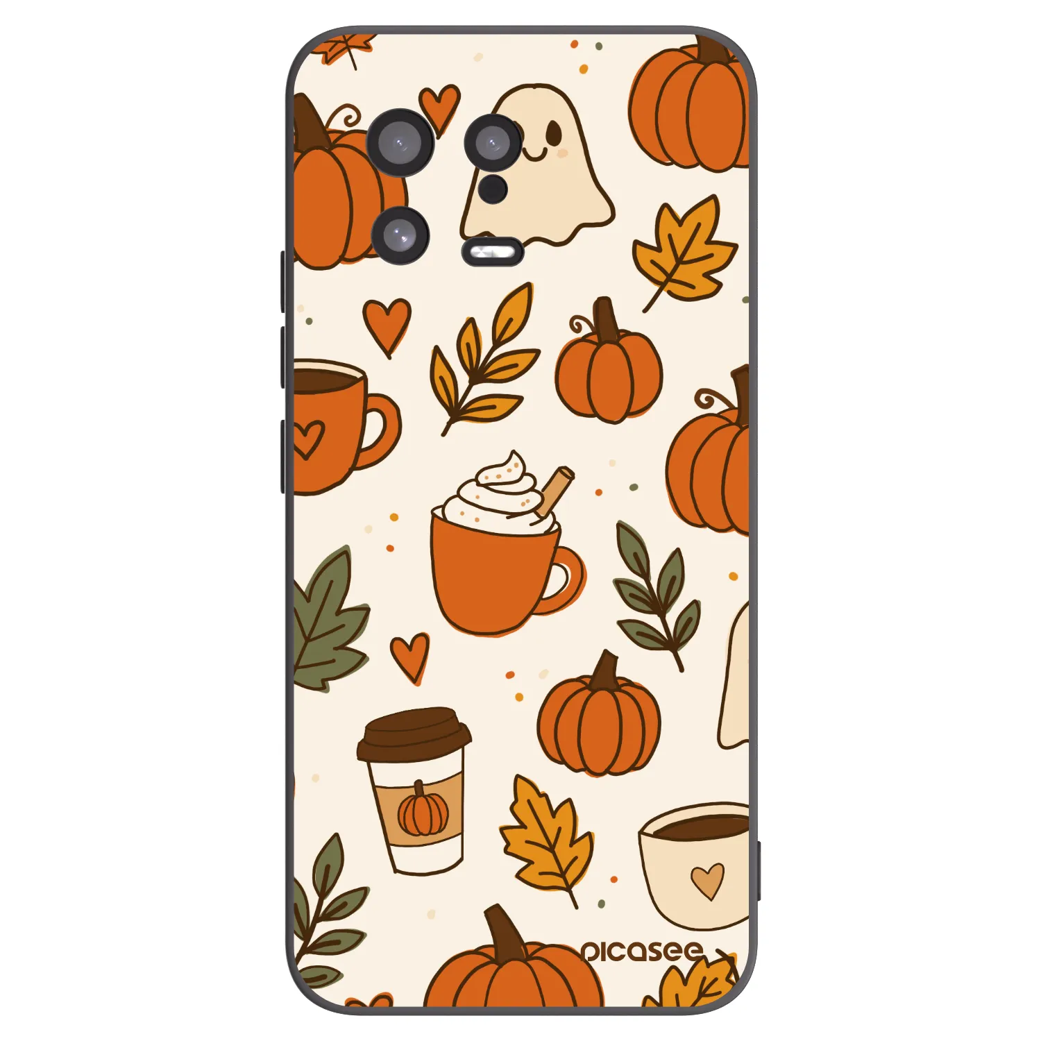 Picasee crna silikonska maskica za Xiaomi 13 - Fall vibes