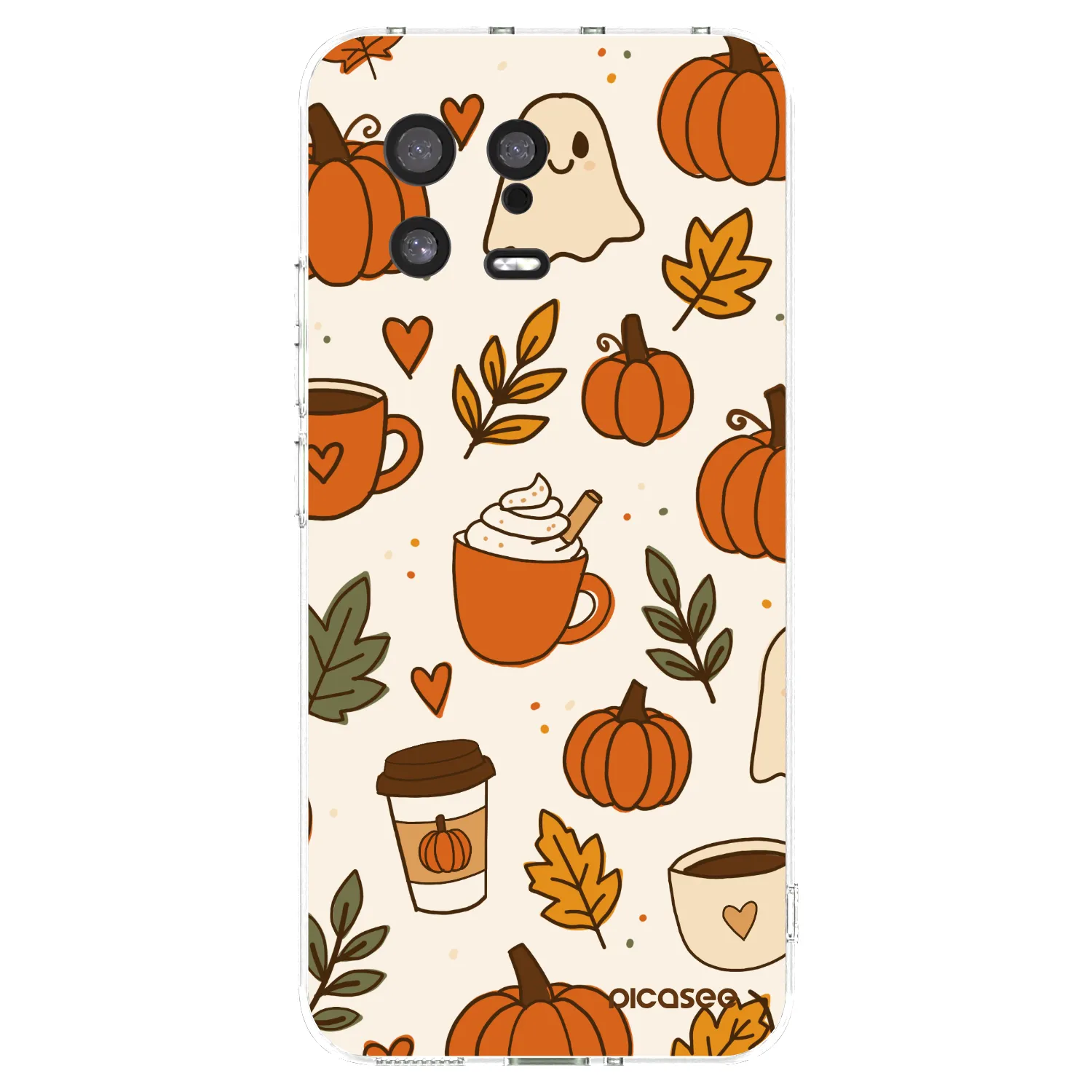 Picasee silikonska prozirna maskica za Xiaomi 13 - Fall vibes