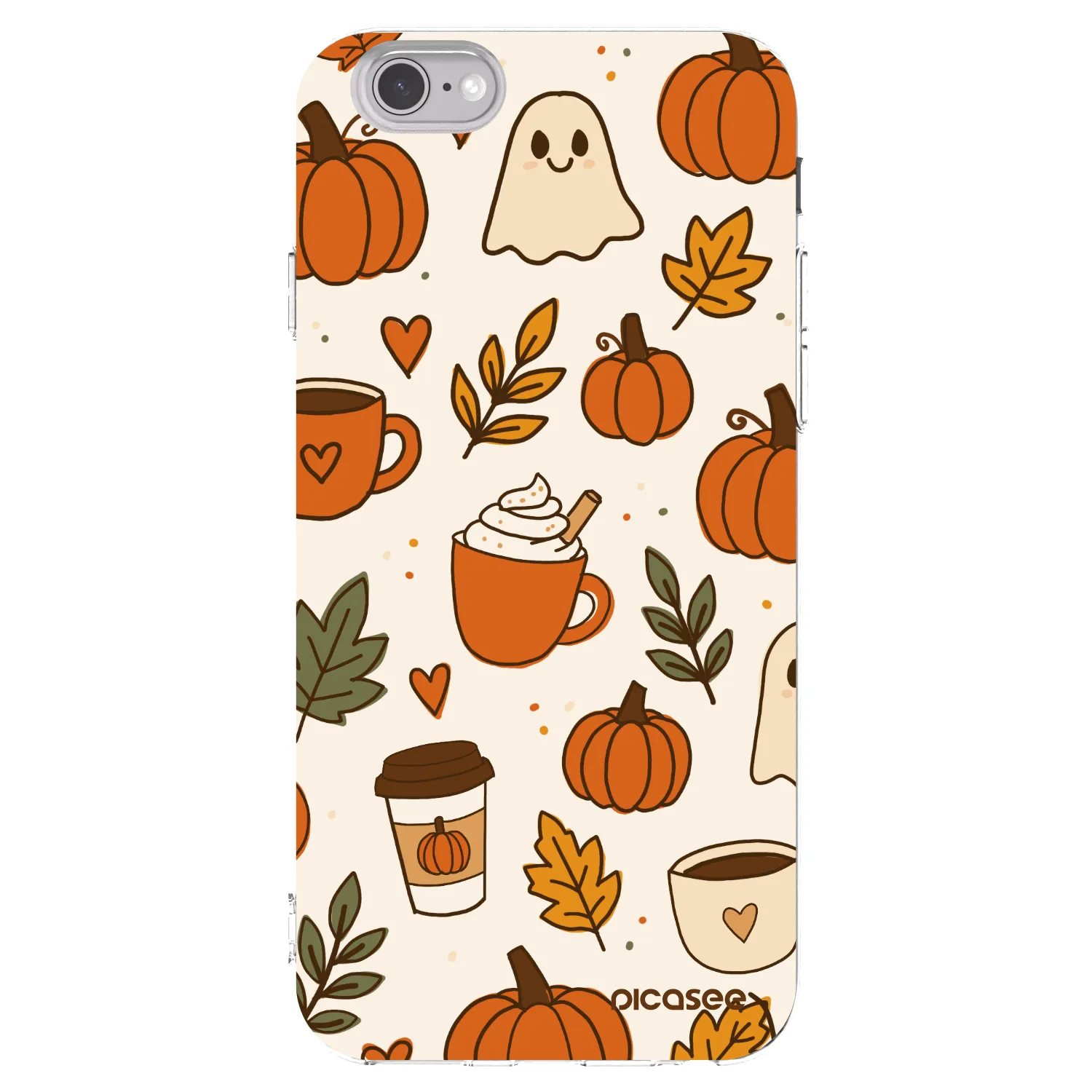 Picasee silikonska prozirna maskica za Apple iPhone 6/6S - Fall vibes