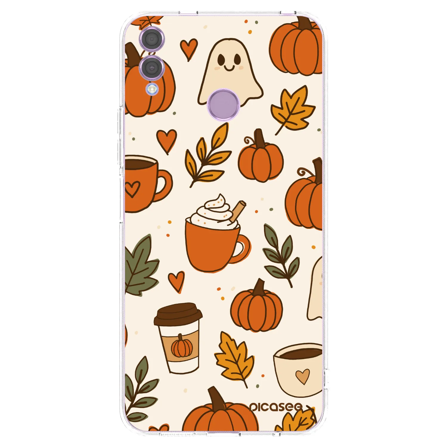 Picasee silikonska prozirna maskica za Honor 8X - Fall vibes