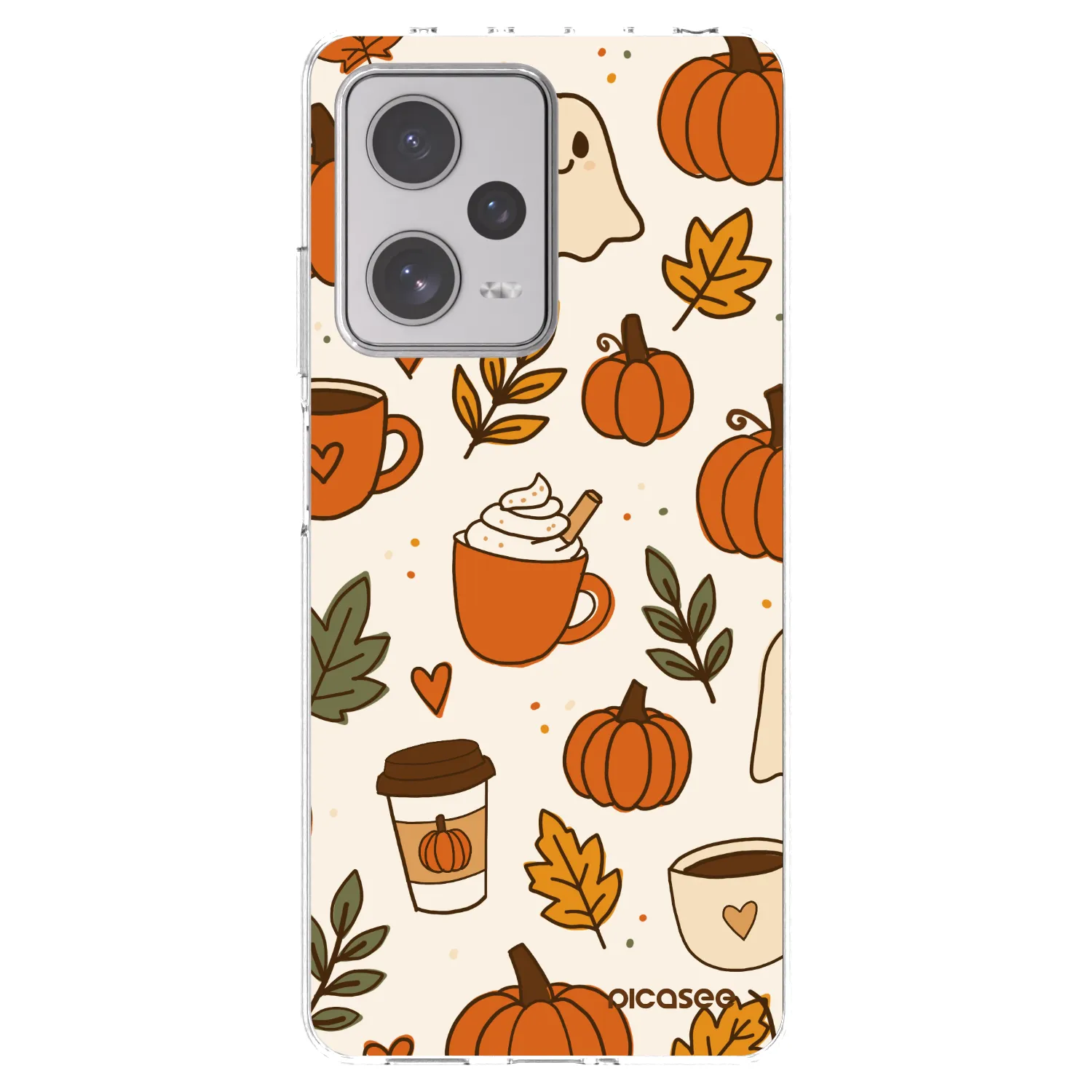 Picasee silikonska prozirna maskica za Xiaomi Redmi Note 12 Pro+ 5G - Fall vibes