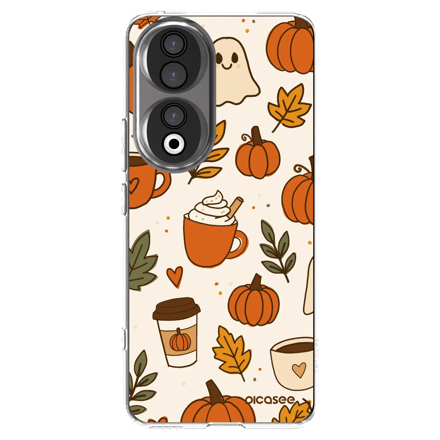 Picasee silikonska prozirna maskica za Honor 90 5G - Fall vibes