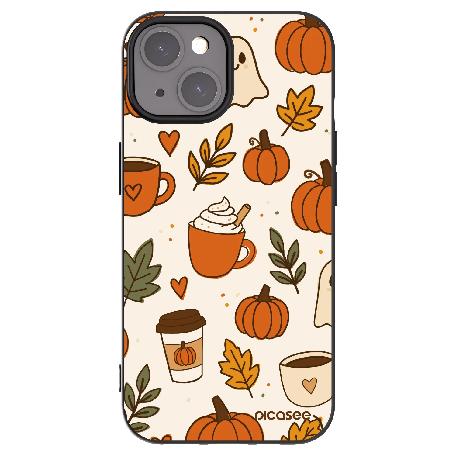 Picasee crna silikonska maskica za Apple iPhone 15 - Fall vibes