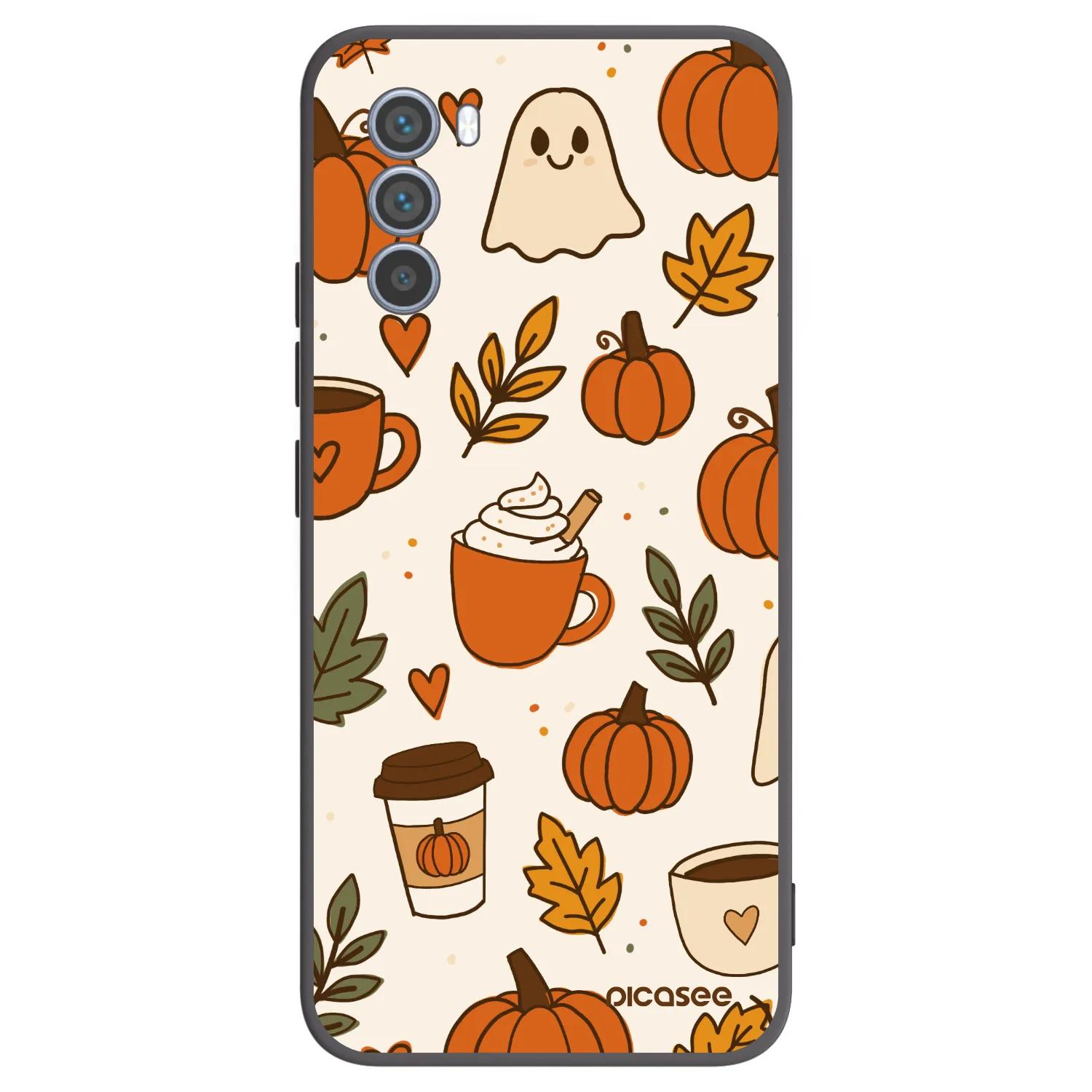 Picasee crna silikonska maskica za Motorola Moto G62 - Fall vibes