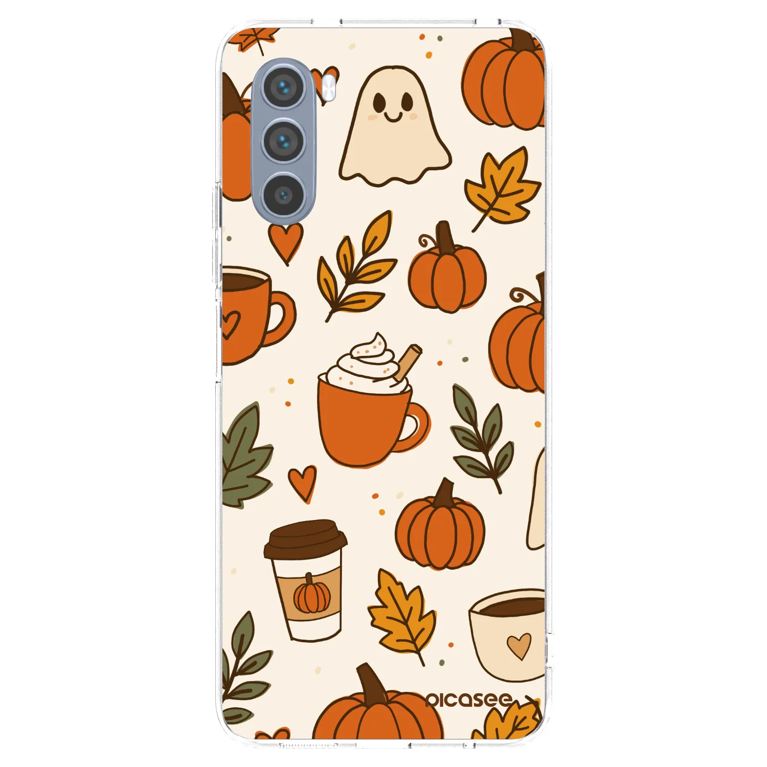 Picasee silikonska prozirna maskica za Motorola Moto G62 - Fall vibes