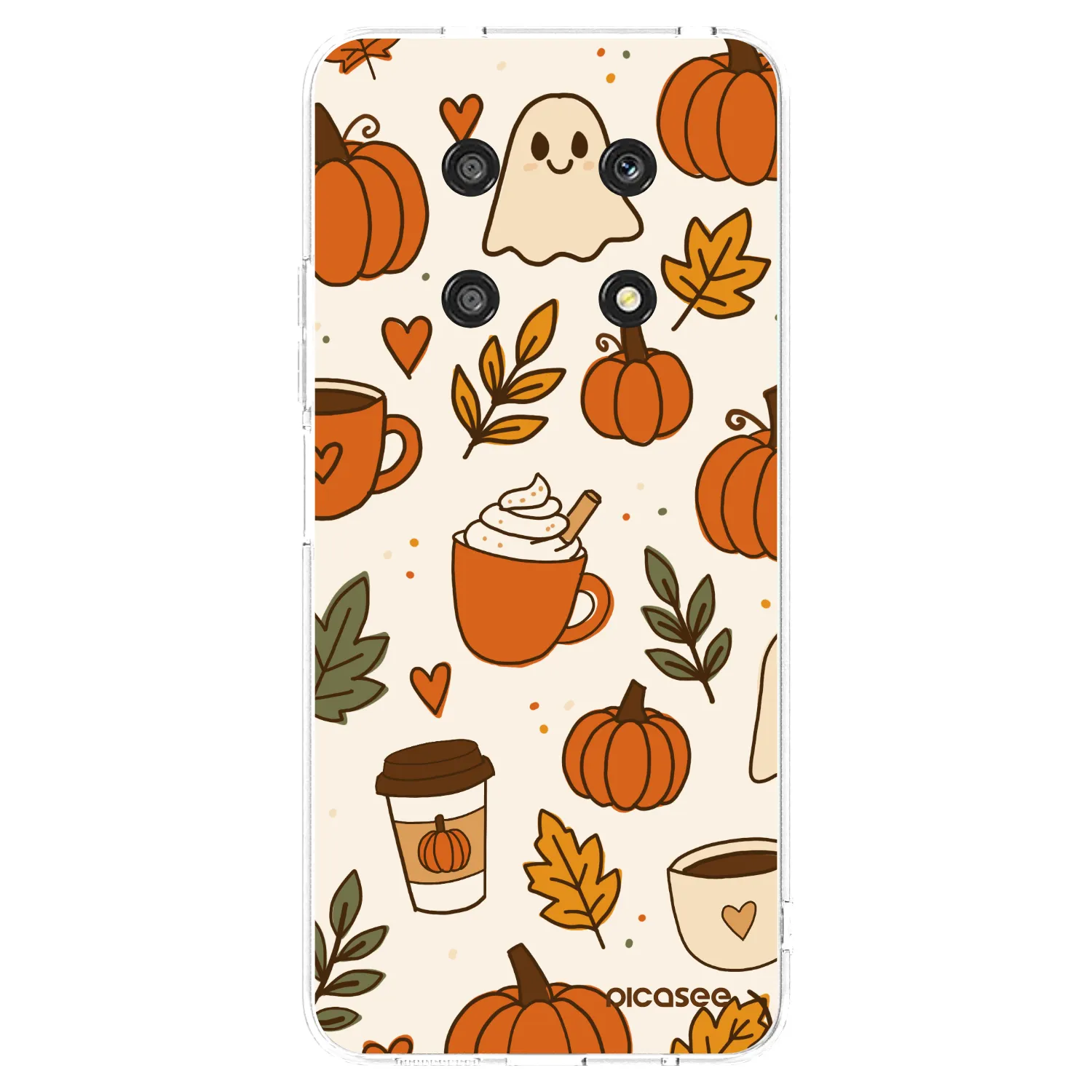 Picasee silikonska prozirna maskica za Honor Magic4 Lite 5G - Fall vibes