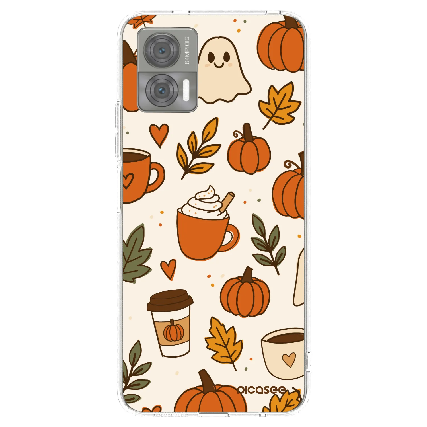 Picasee silikonska prozirna maskica za Motorola Edge 30 Neo - Fall vibes
