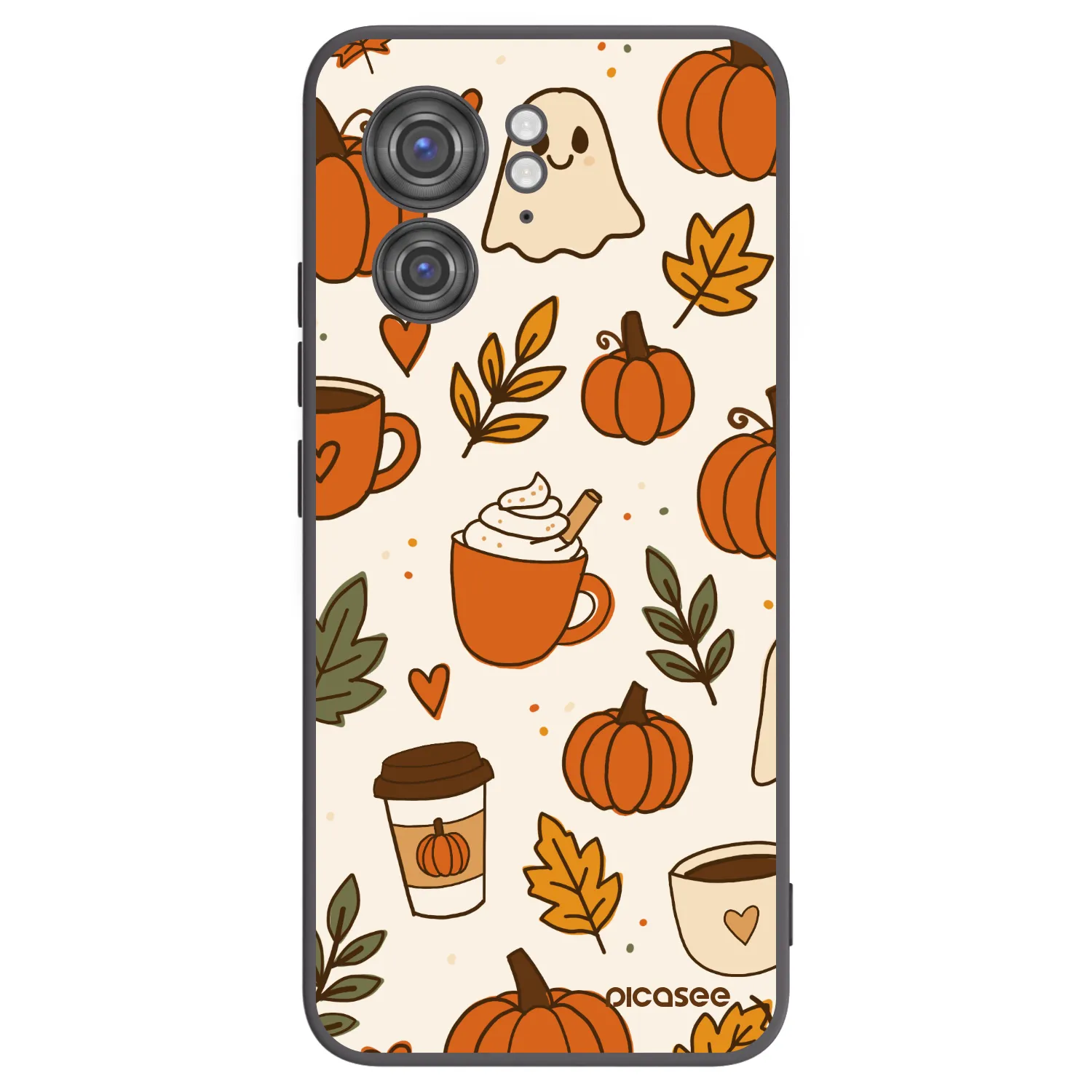 Picasee crna silikonska maskica za Motorola Edge 40 - Fall vibes