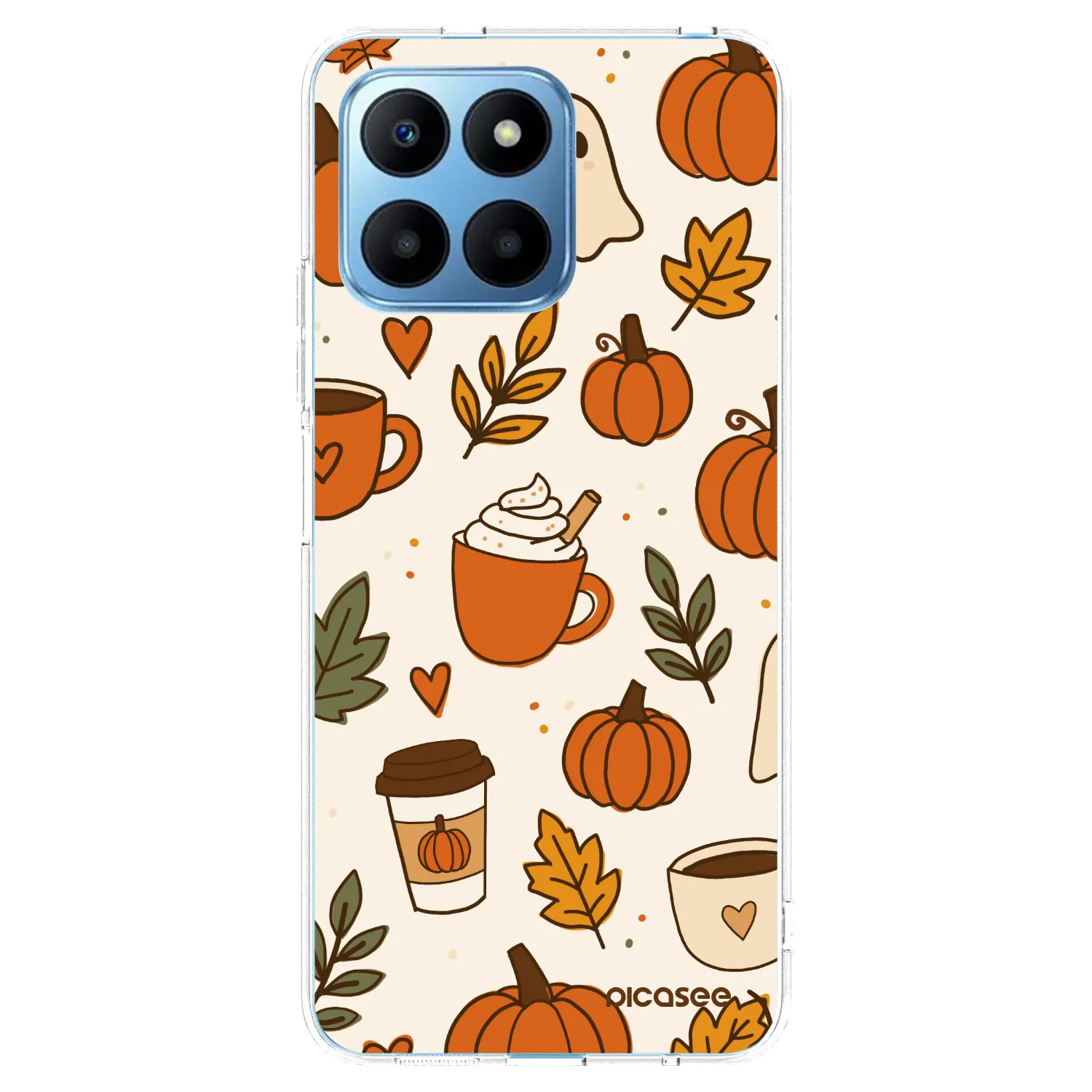 Picasee silikonska prozirna maskica za Honor 70 Lite - Fall vibes