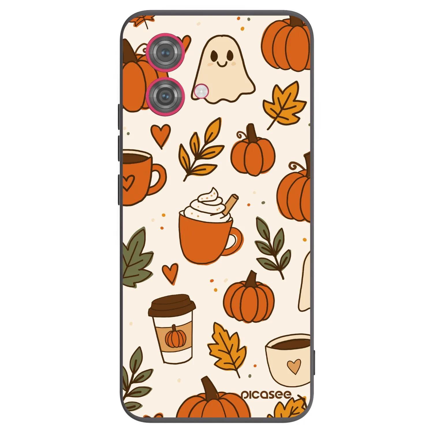 Picasee crna silikonska maskica za Motorola Moto G84 5G - Fall vibes