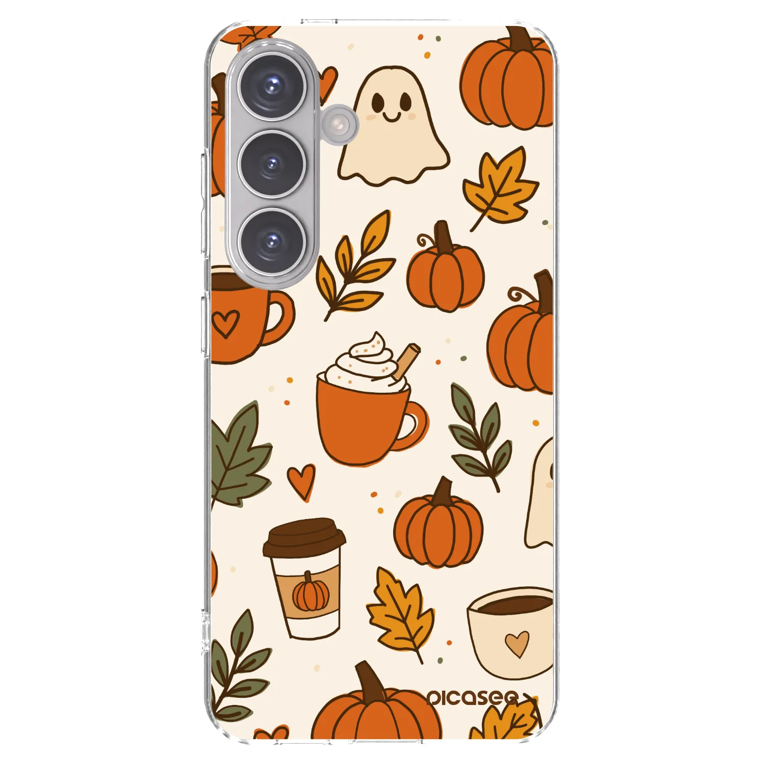 Picasee silikonska prozirna maskica za Samsung Galaxy S24 S921B 5G - Fall vibes