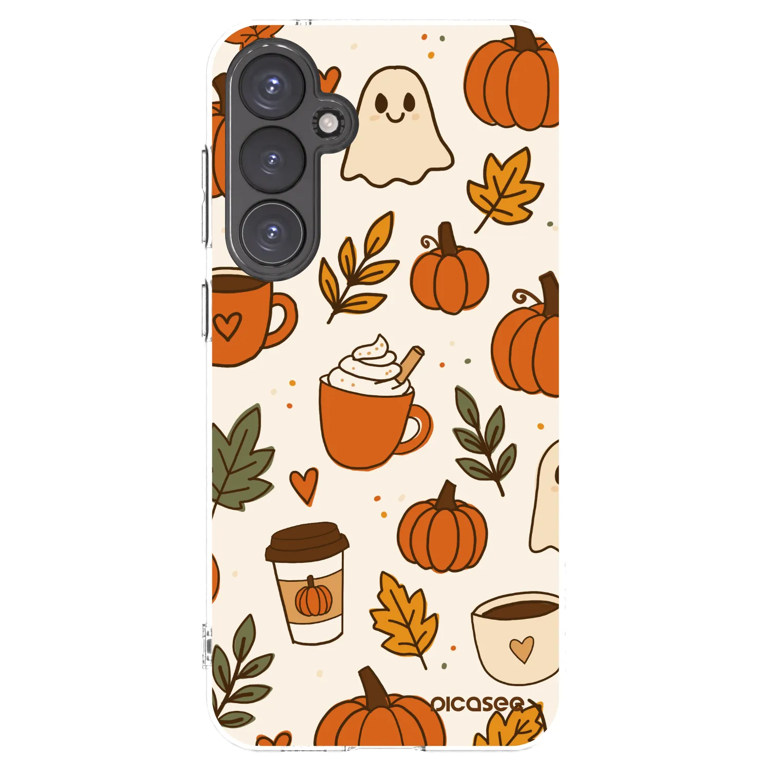 Picasee silikonska prozirna maskica za Samsung Galaxy S23 FE S711B - Fall vibes