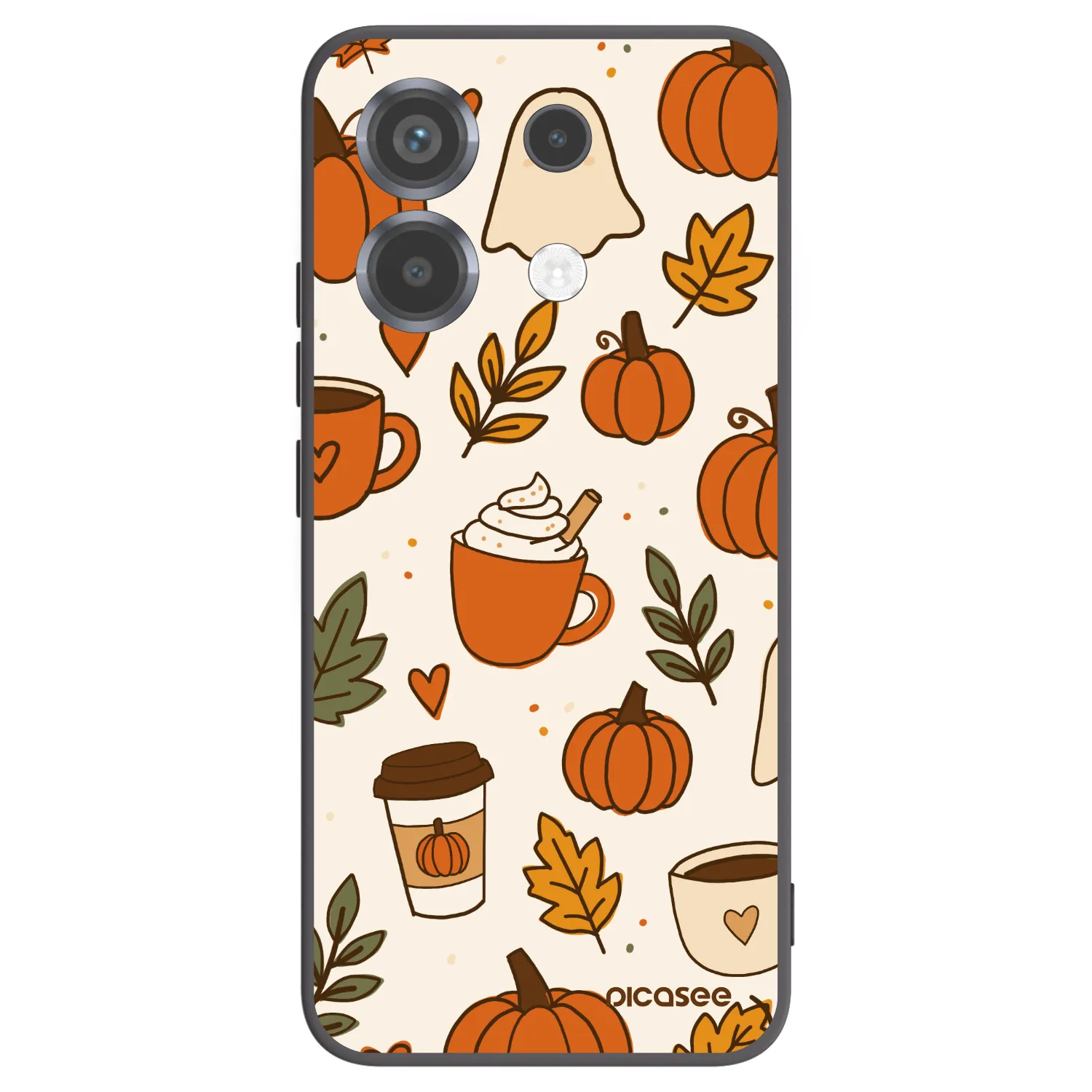 Picasee crna silikonska maskica za Xiaomi Poco X6 - Fall vibes