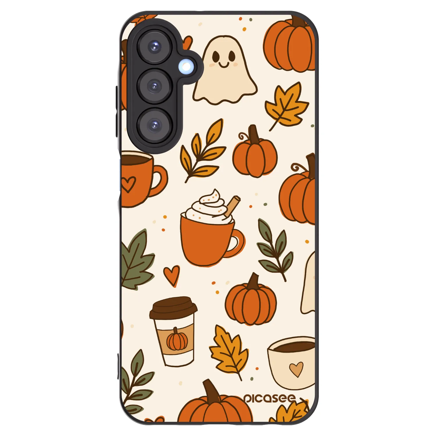 Picasee crna silikonska maskica za Samsung Galaxy A25 A256B 5G - Fall vibes