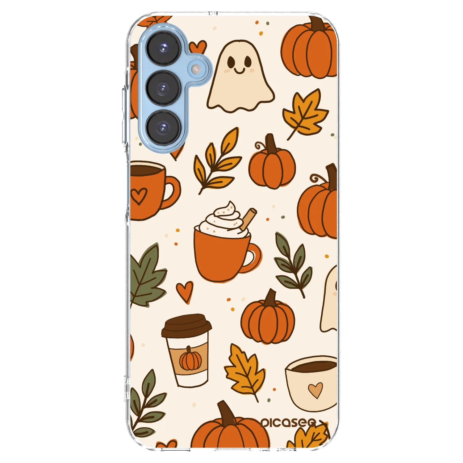 Picasee silikonska prozirna maskica za Samsung Galaxy A15 A156B 5G - Fall vibes