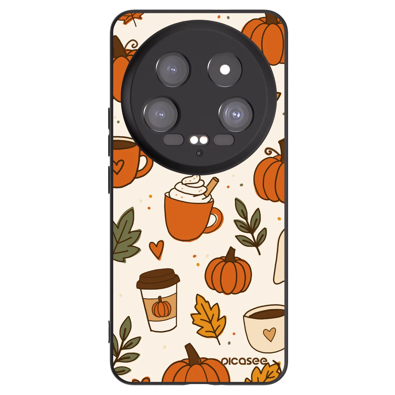 Picasee crna silikonska maskica za Xiaomi 14 Ultra - Fall vibes