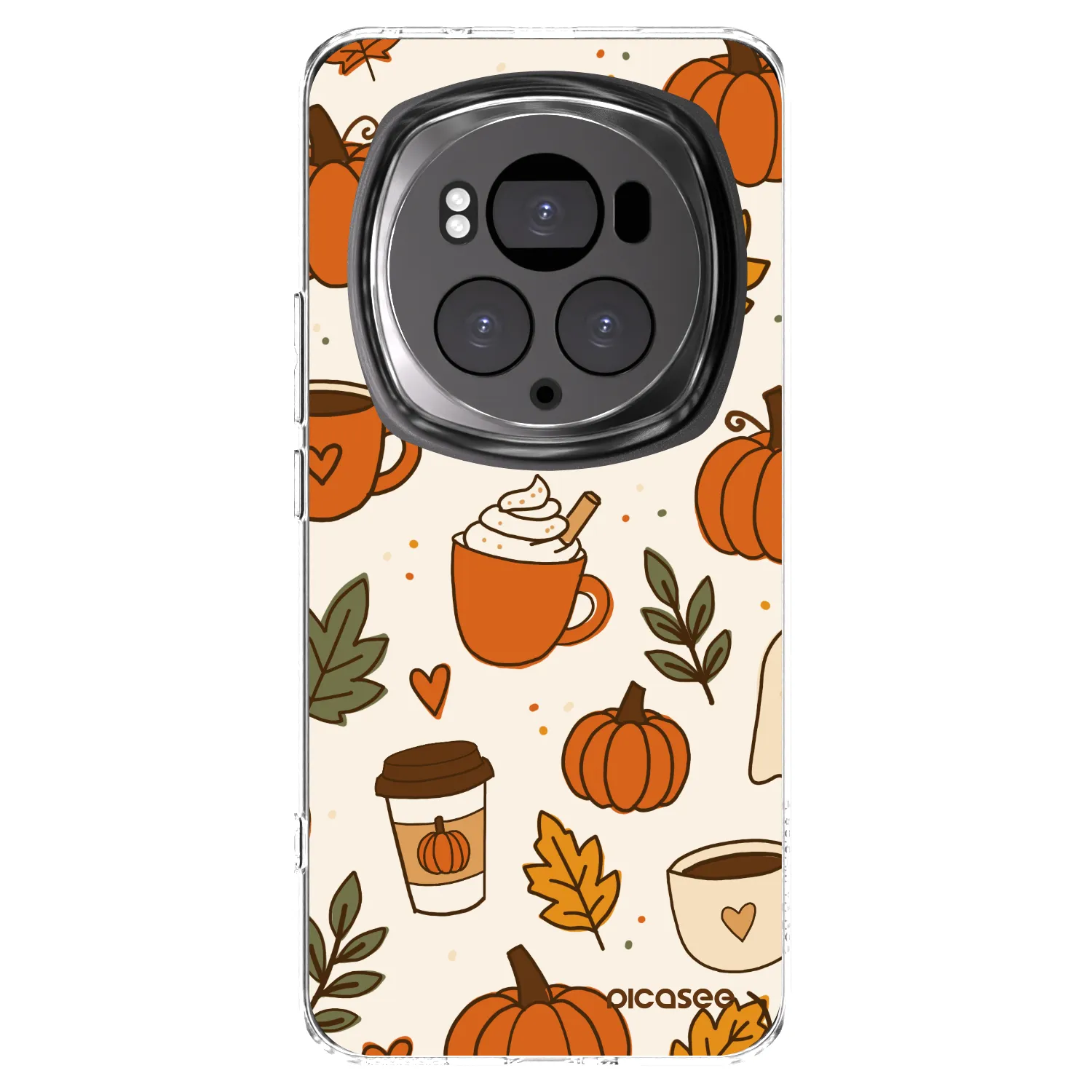Picasee silikonska prozirna maskica za Honor Magic6 Pro - Fall vibes