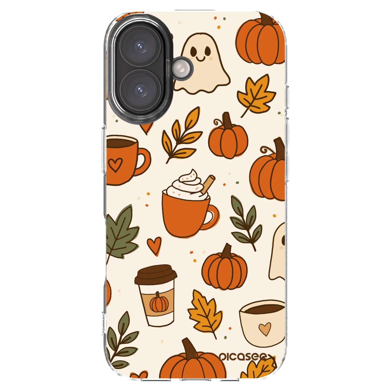 Picasee silikonska prozirna maskica za Apple iPhone 16 - Fall vibes
