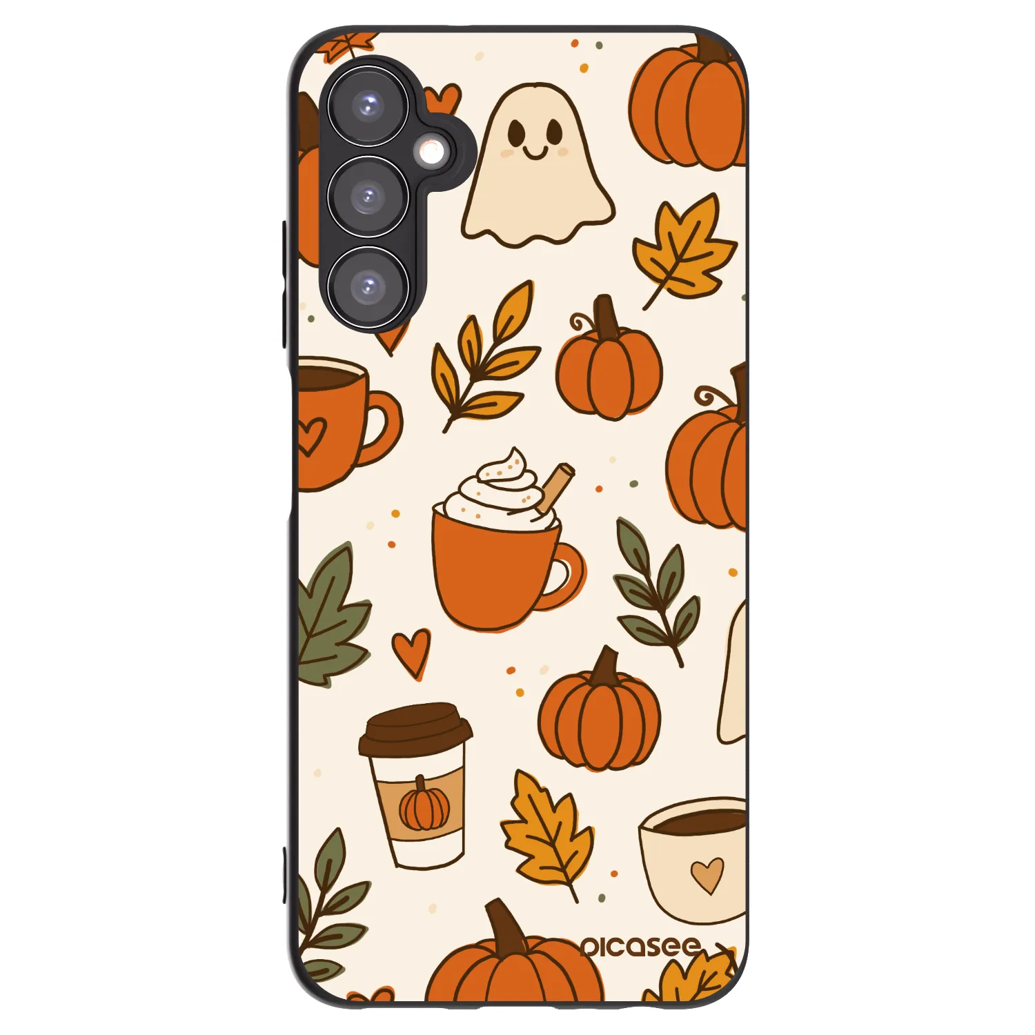 Picasee crna silikonska maskica za Samsung Galaxy A05s A057G - Fall vibes