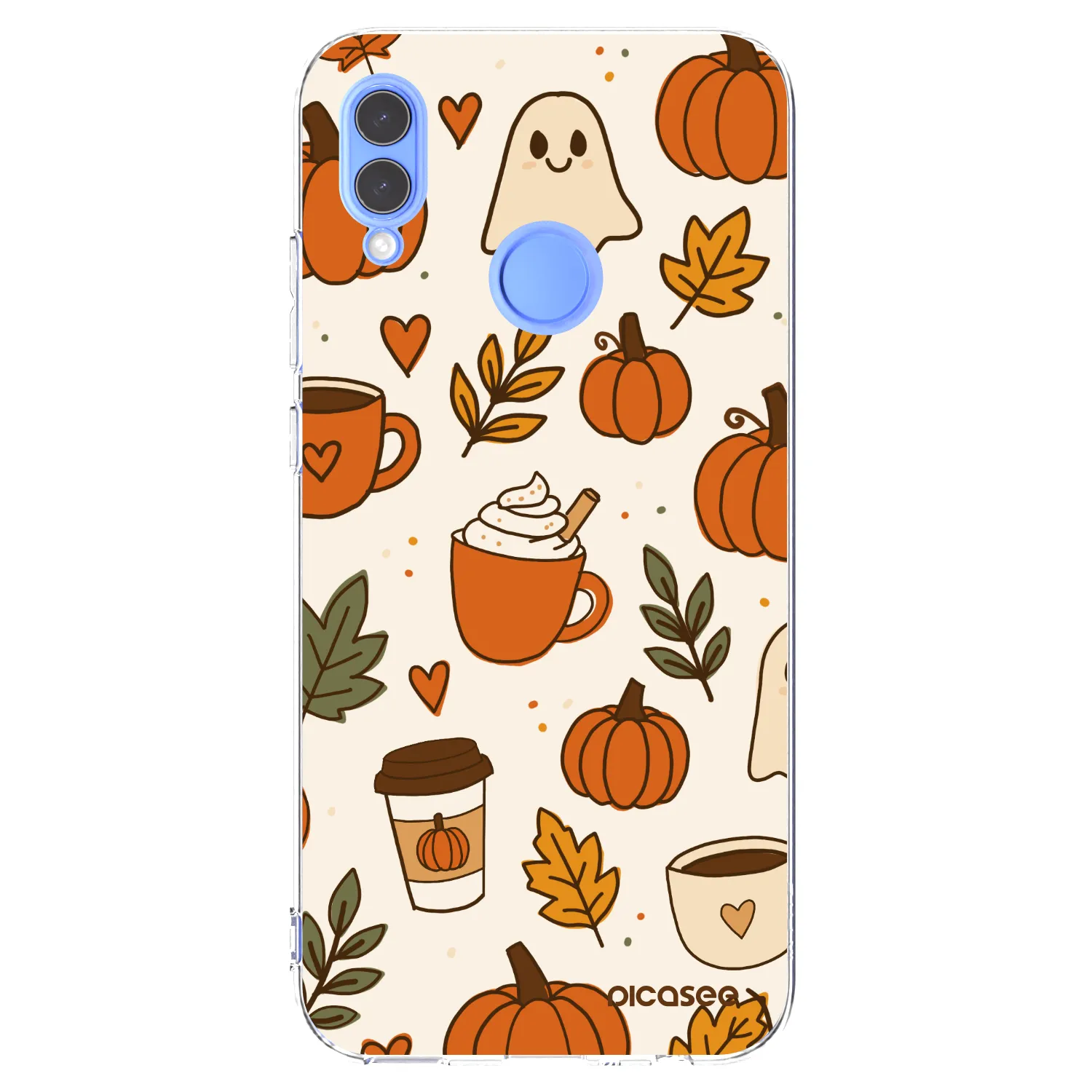 Picasee silikonska prozirna maskica za Honor 10 Lite - Fall vibes