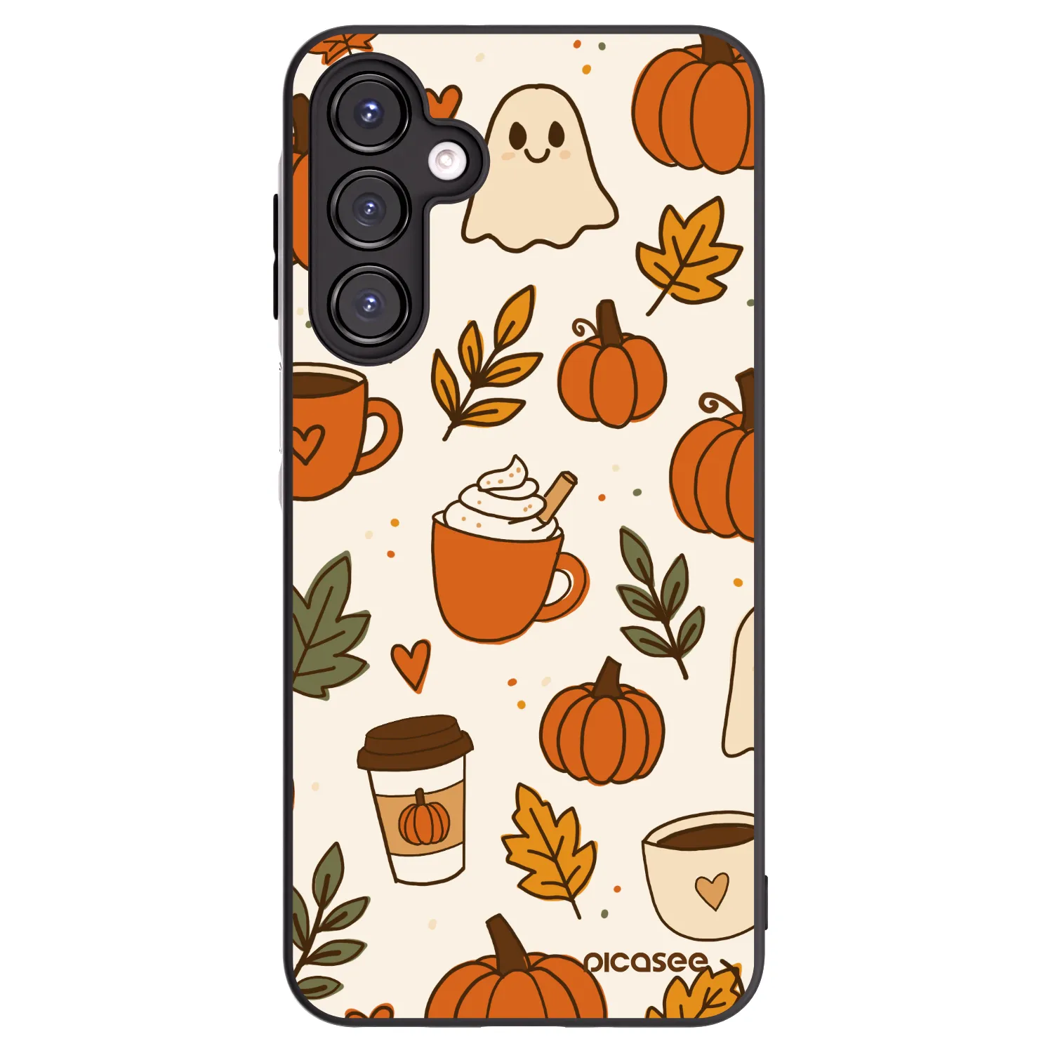 Picasee crna silikonska maskica za Samsung Galaxy A16 5G - Fall vibes