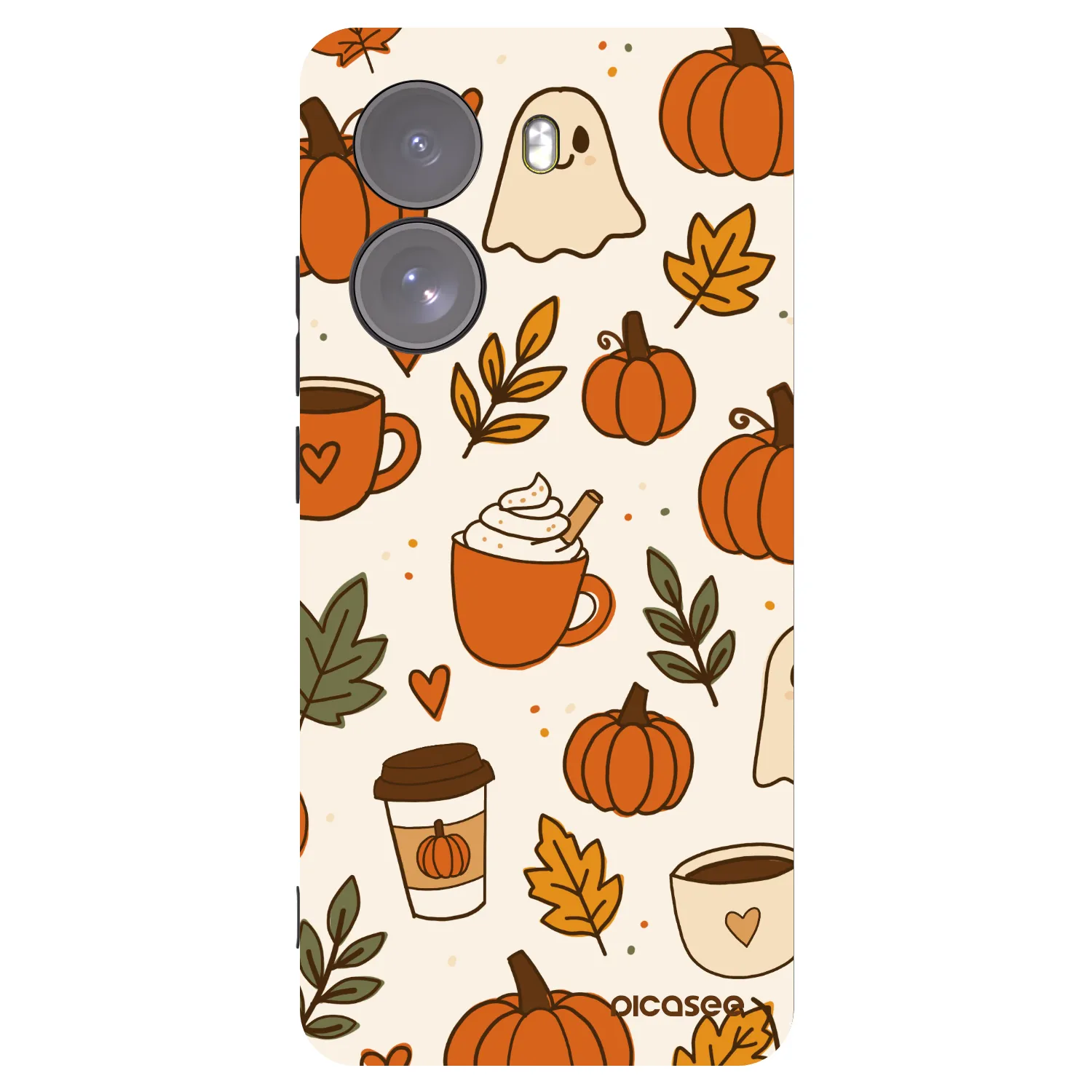 Picasee crna silikonska maskica za Xiaomi Poco X7 - Fall vibes