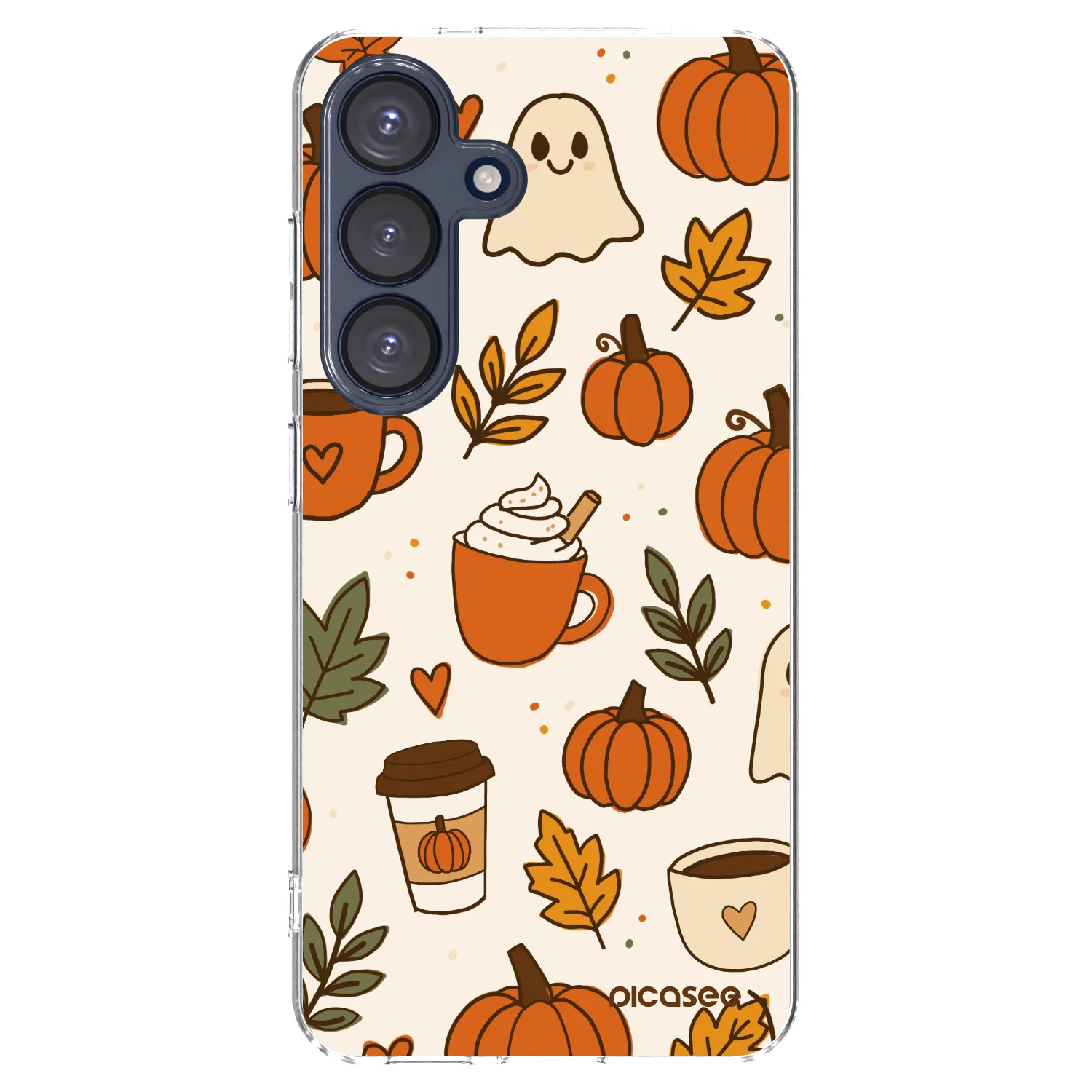 Picasee silikonska prozirna maskica za Samsung Galaxy S25 5G - Fall vibes