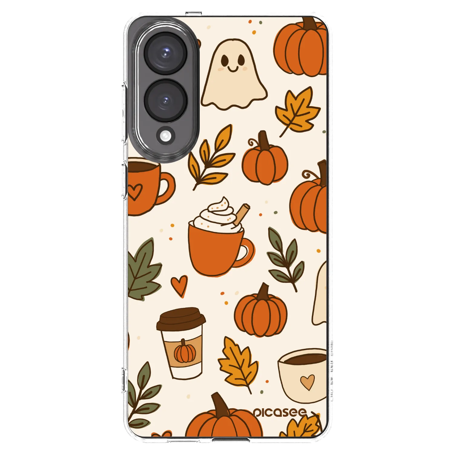 Picasee silikonska prozirna maskica za Samsung Galaxy S25 Edge 5G - Fall vibes