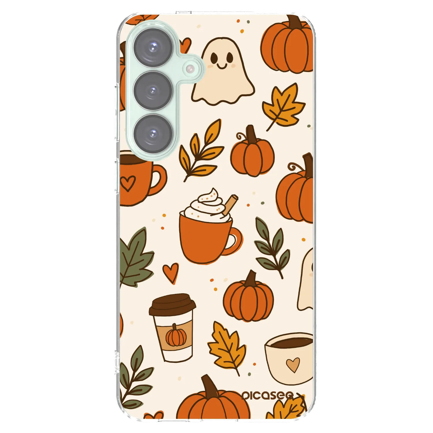 Picasee silikonska prozirna maskica za Samsung Galaxy S25+ 5G - Fall vibes