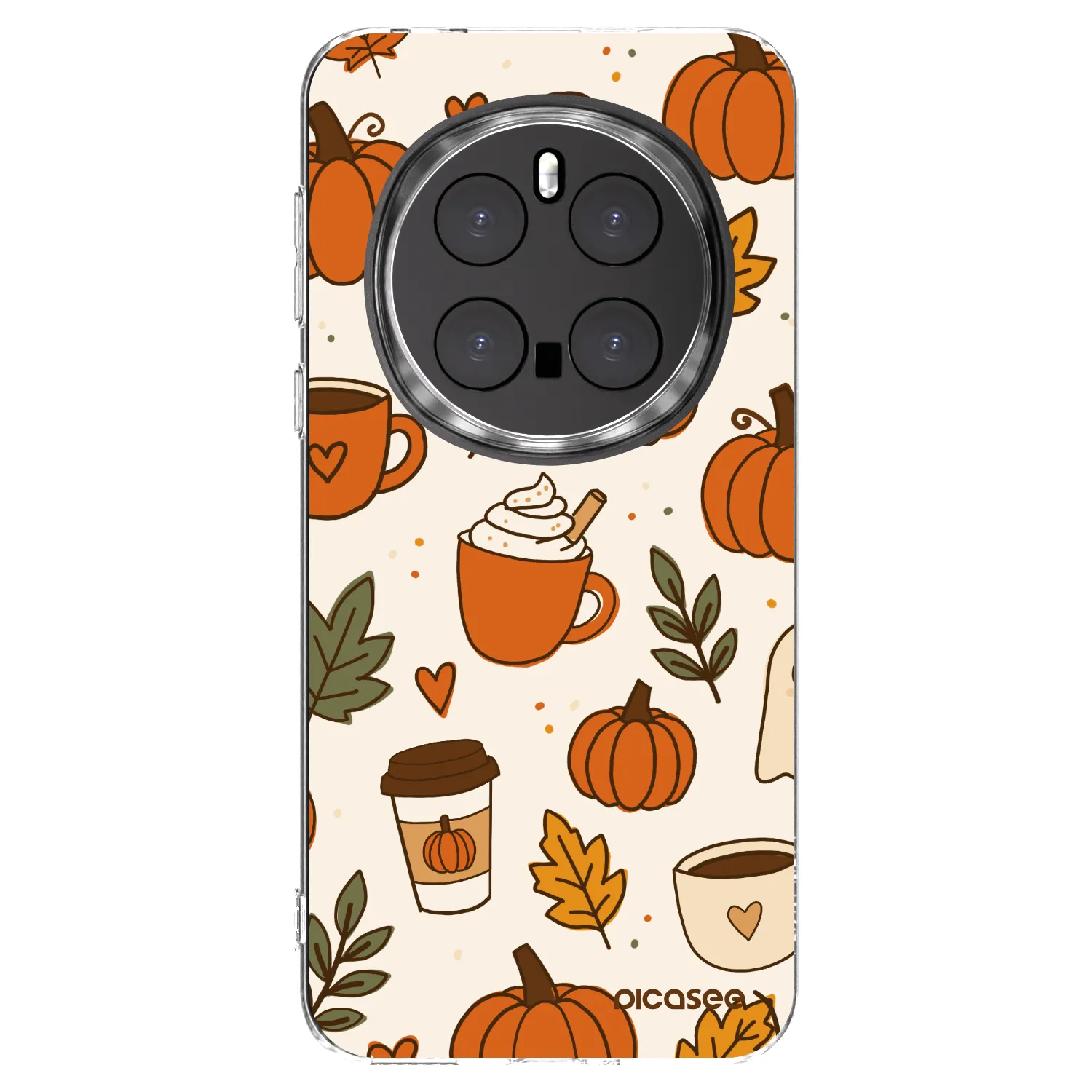Picasee silikonska prozirna maskica za Honor Magic7 Pro 5G - Fall vibes