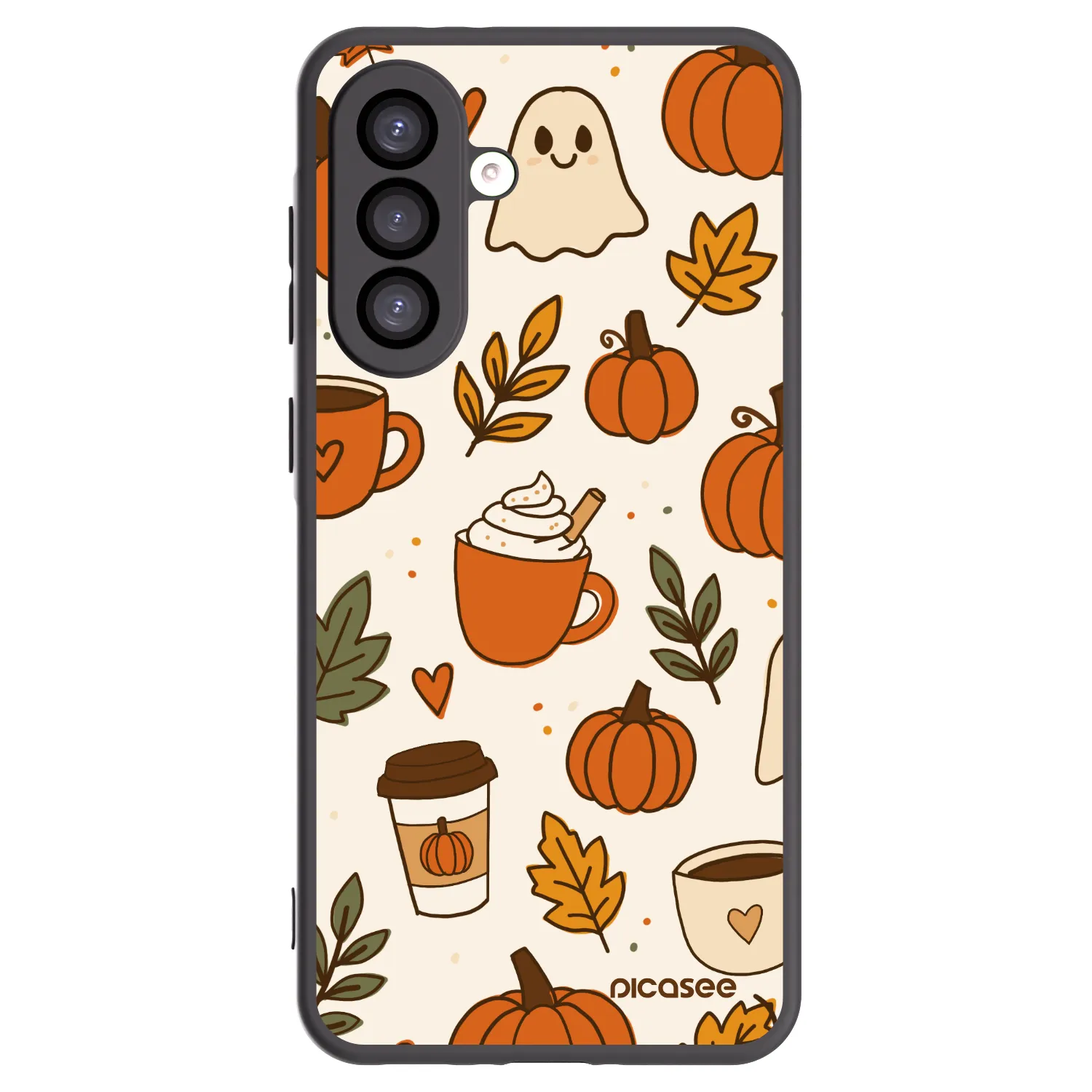 Picasee crna silikonska maskica za Samsung Galaxy A26 5G A266B - Fall vibes