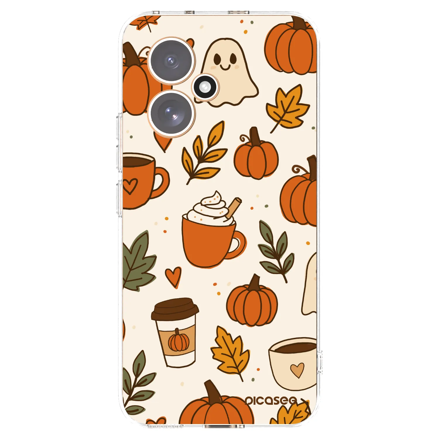 Picasee silikonska prozirna maskica za Honor 400 5G - Fall vibes