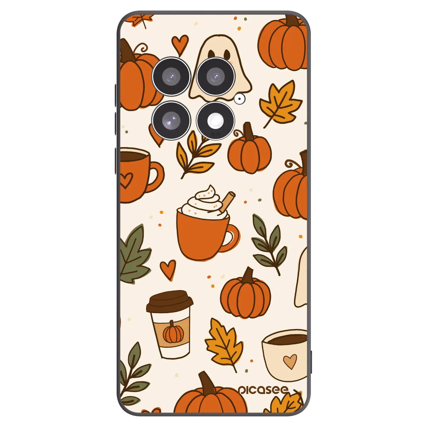Picasee crna silikonska maskica za OnePlus 13 5G - Fall vibes