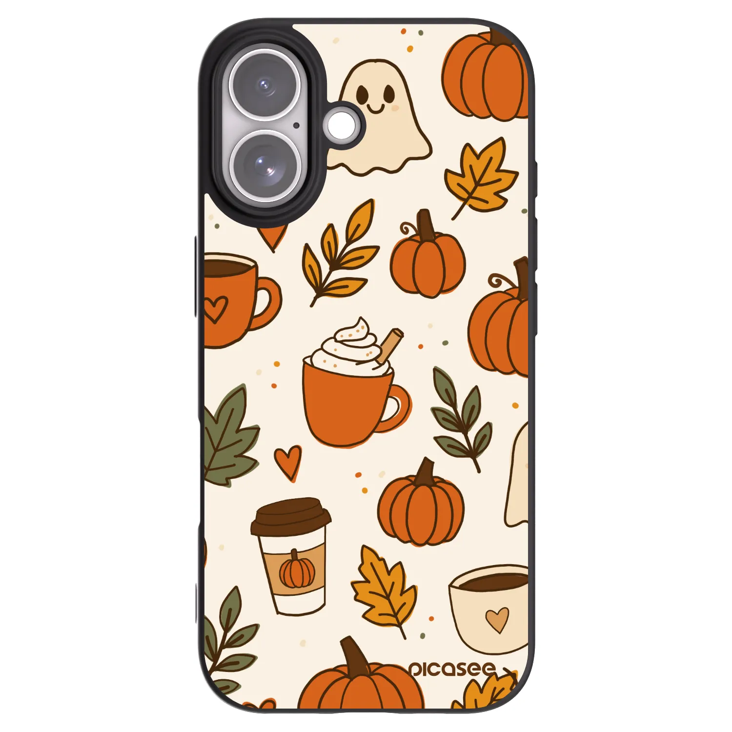 Picasee crna silikonska maskica za Apple iPhone 17 - Fall vibes