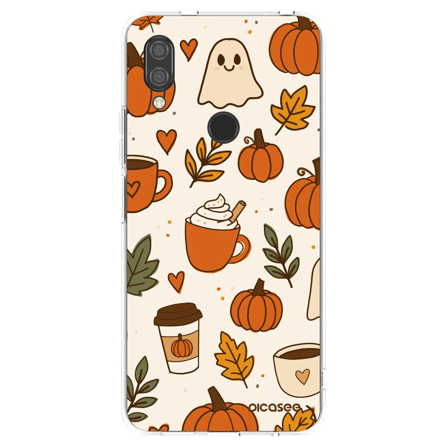 Picasee silikonska prozirna maskica za Xiaomi Redmi 7 - Fall vibes