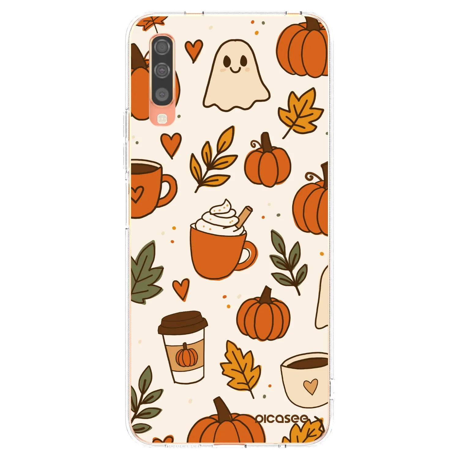 Picasee silikonska prozirna maskica za Samsung Galaxy A70 A705F - Fall vibes