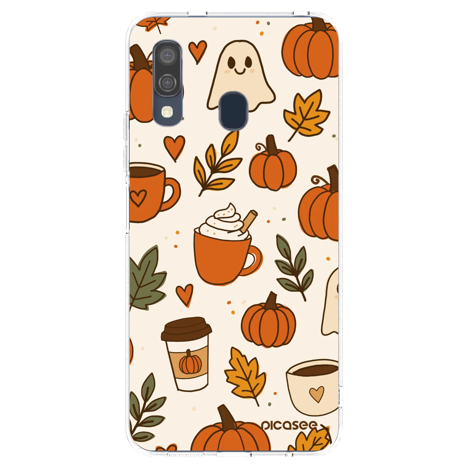 Picasee silikonska prozirna maskica za Samsung Galaxy A40 A405F - Fall vibes