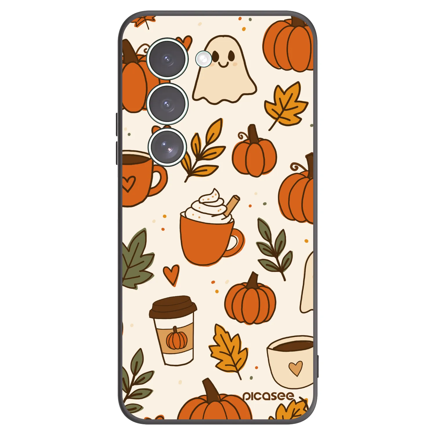 Picasee crna silikonska maskica za Xiaomi Redmi 15 5G - Fall vibes