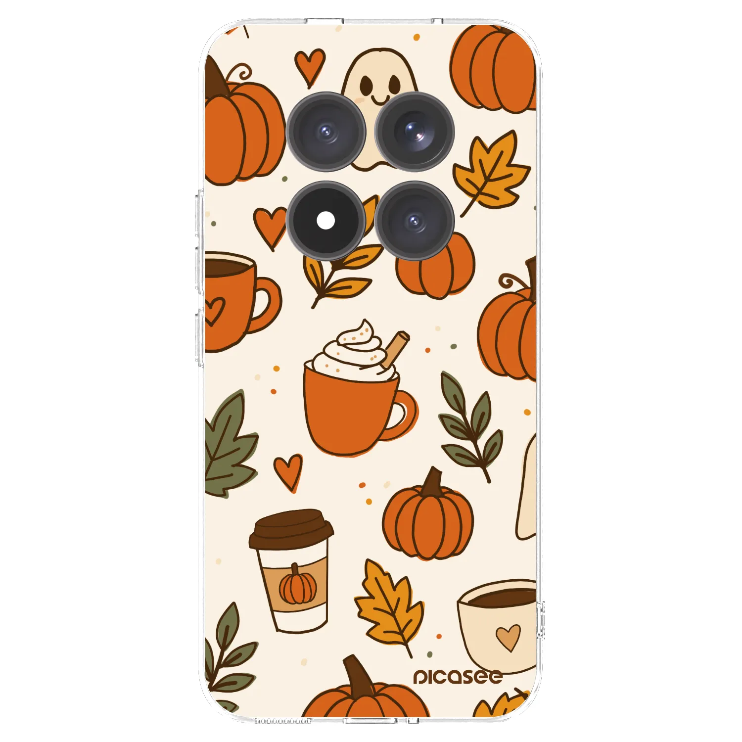 Picasee silikonska prozirna maskica za Xiaomi Redmi Note 15 Pro+ - Fall vibes