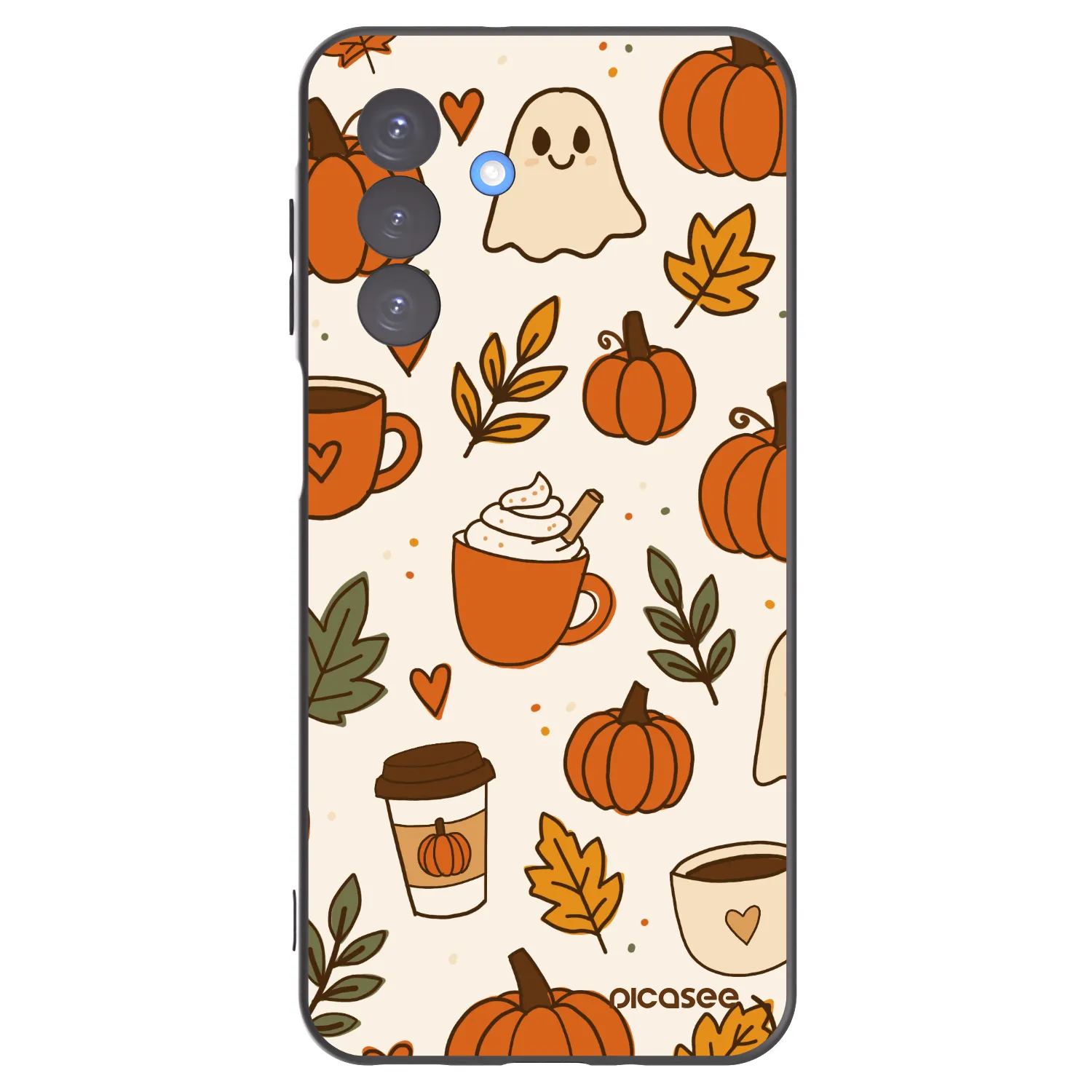 Picasee crna silikonska maskica za Samsung Galaxy A17 5G - Fall vibes