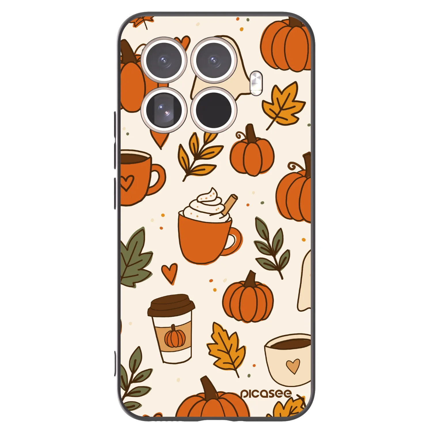 Picasee crna silikonska maskica za Xiaomi 15T Pro - Fall vibes
