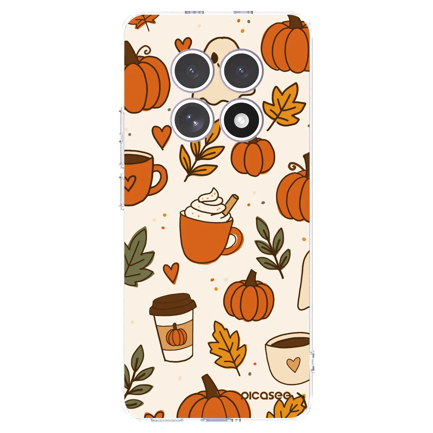 Picasee silikonska prozirna maskica za Xiaomi Redmi Note 15 4G - Fall vibes