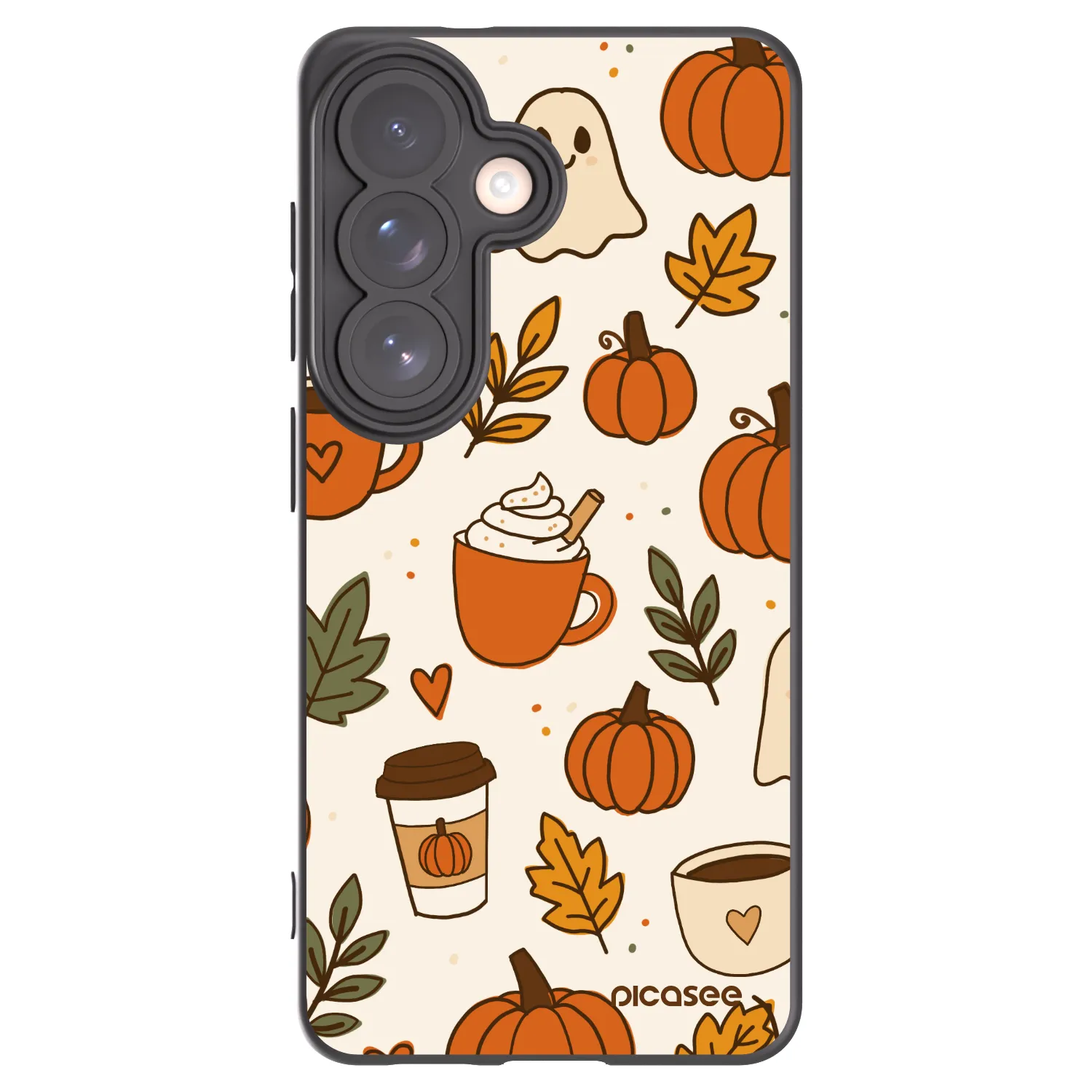Picasee crna silikonska maskica za Samsung Galaxy S26 - Fall vibes