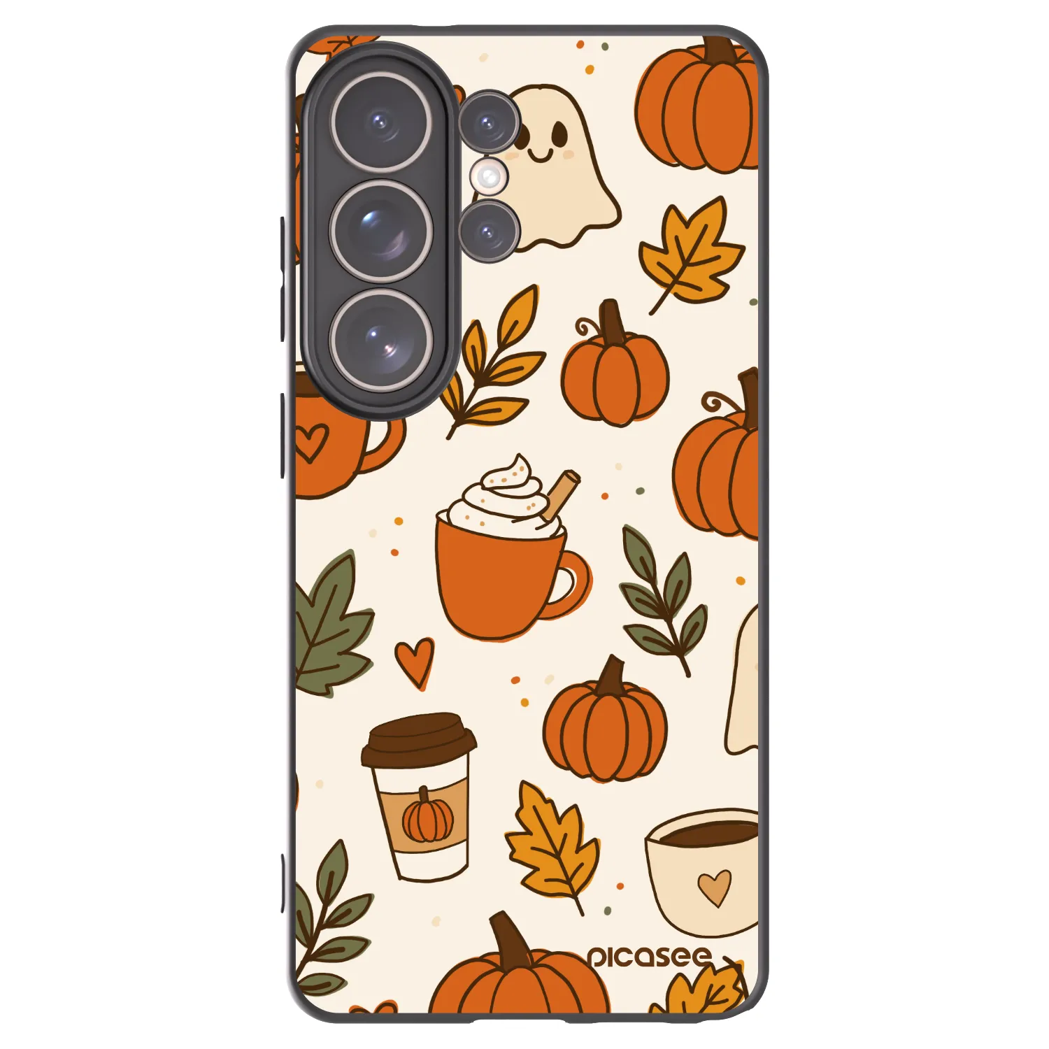 Picasee crna silikonska maskica za Samsung Galaxy S26 Ultra - Fall vibes