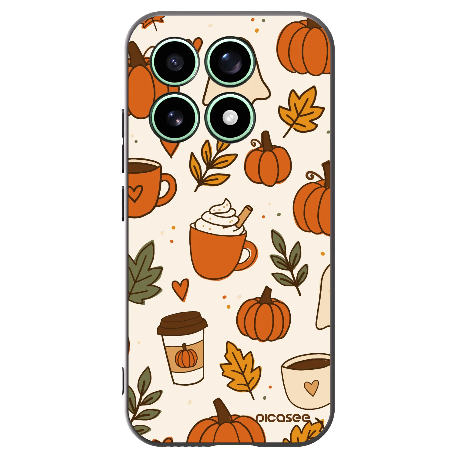 Picasee crna silikonska maskica za Xiaomi 17 - Fall vibes